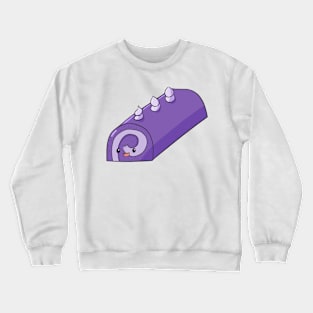 Kawaii Ube Roll Cake Purple Yam Filipino Food Crewneck Sweatshirt